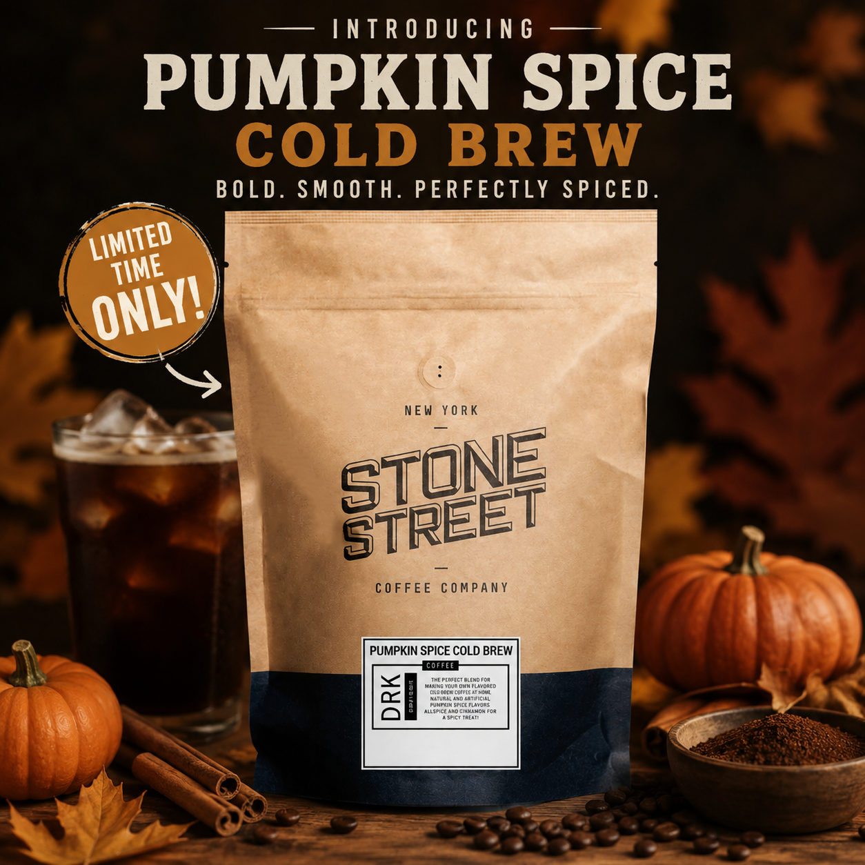 Pumpkin Spice Cold Brew