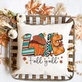 Fall Couch Cover Autumn Cushion Pumpkin Spice and Everything Nice Fall Home Decor Boho Autumn Pillowcover Fall Flowers Cushion