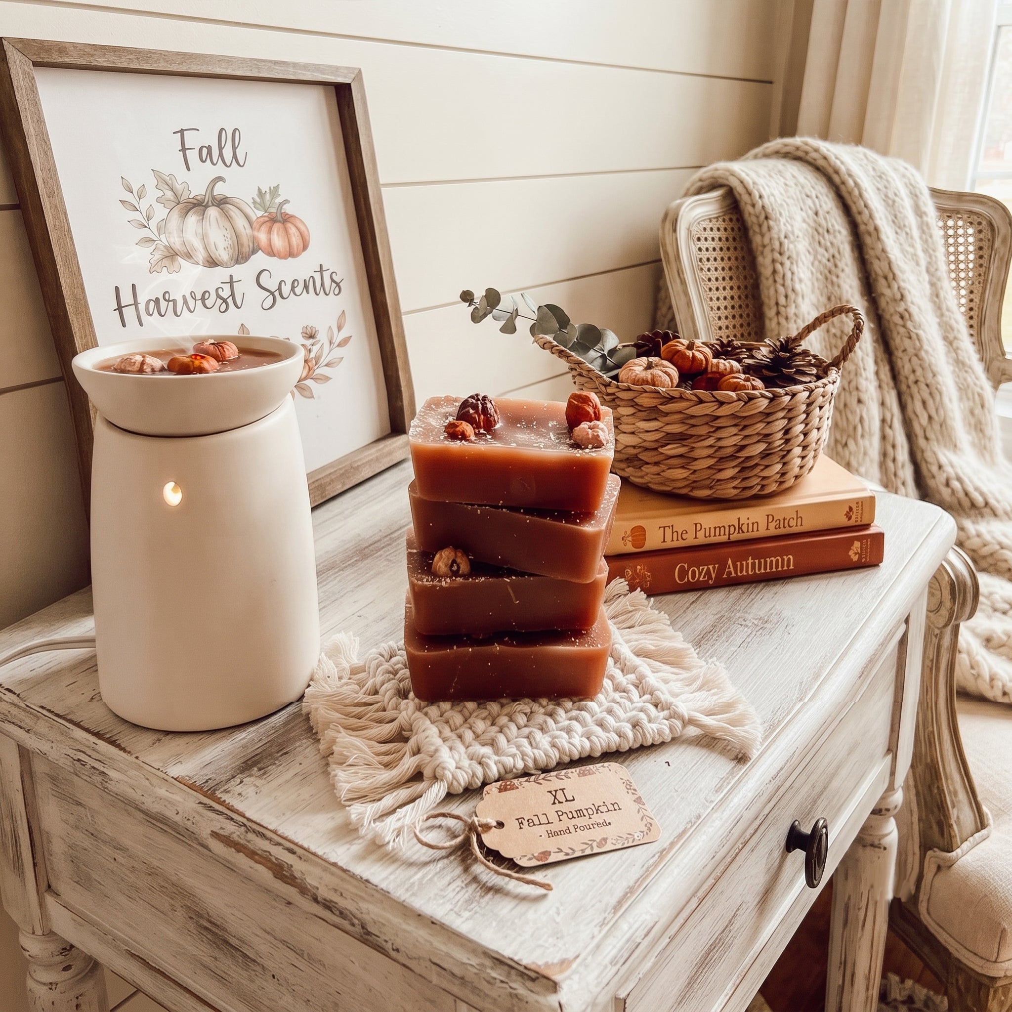 Fall Harvest Pumpkin Waffle Melts